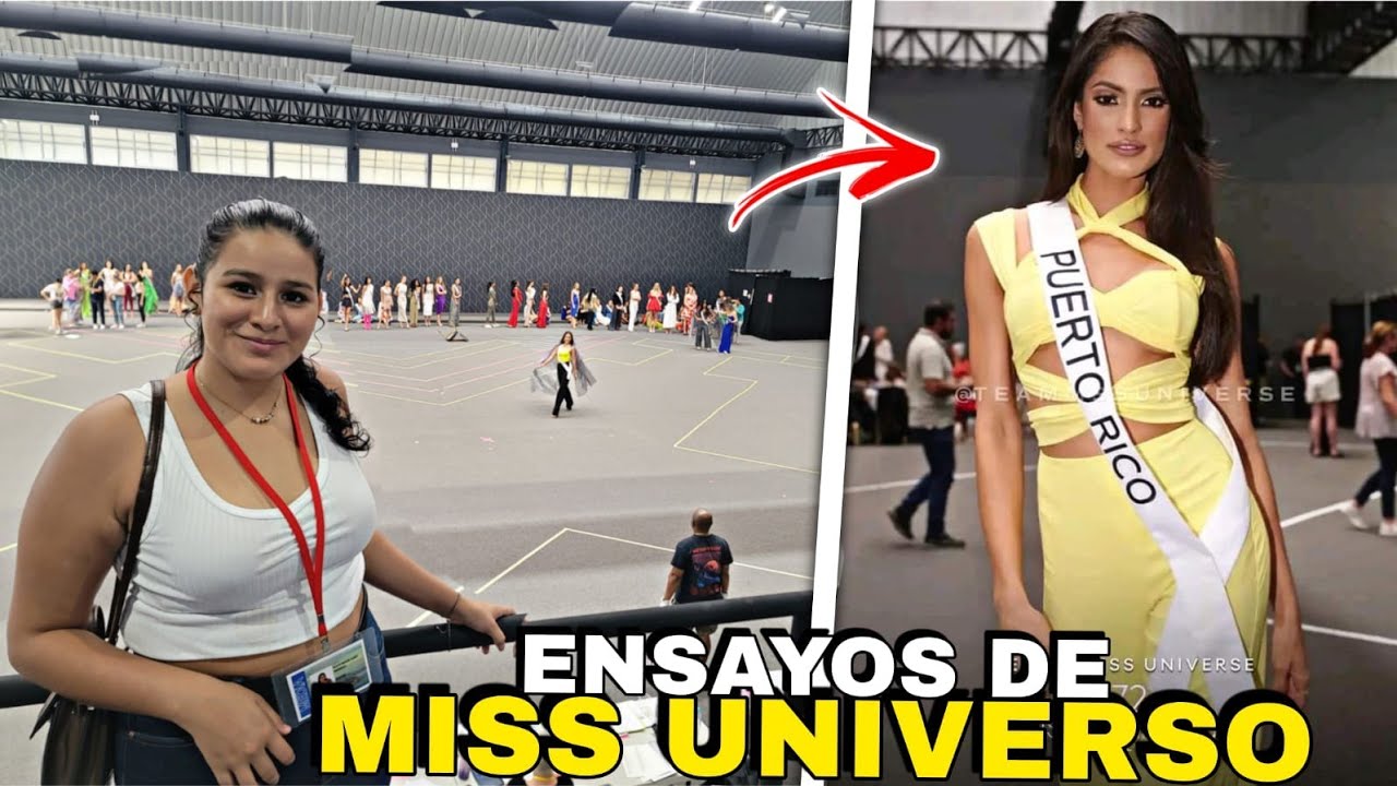 ASI SON LOS ENSAYOS DE LAS MISS UNIVERSO EN EL SALVADOR 🤩 ENSAYOS PARA LA PRELIMINAR
