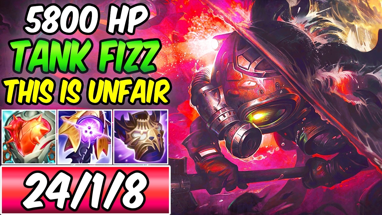 HEARTSTEEL TANK FIZZ IS SO BROKEN - 5800 HP - New Build & Runes