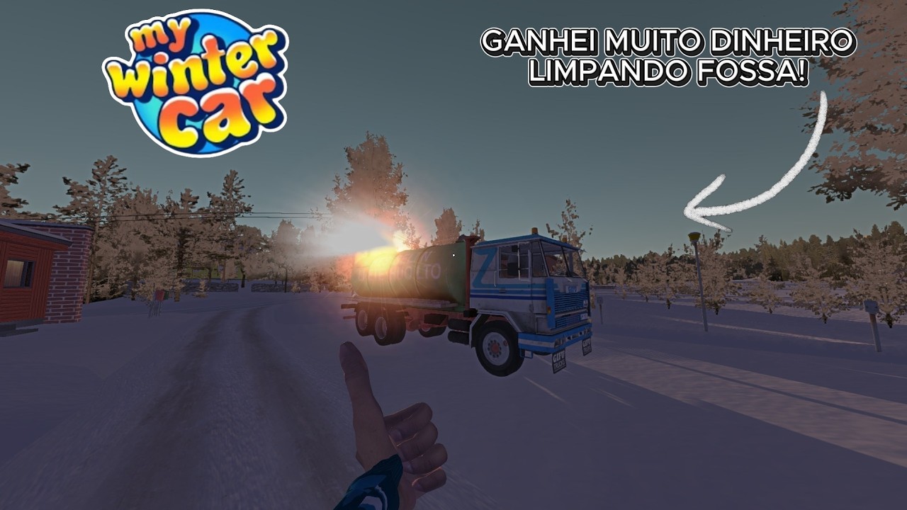FUI LIMPAR A FOSSA PARA GANHAR UNS TROCADOS!!! #9 My Winter Car Projeto Rivett
