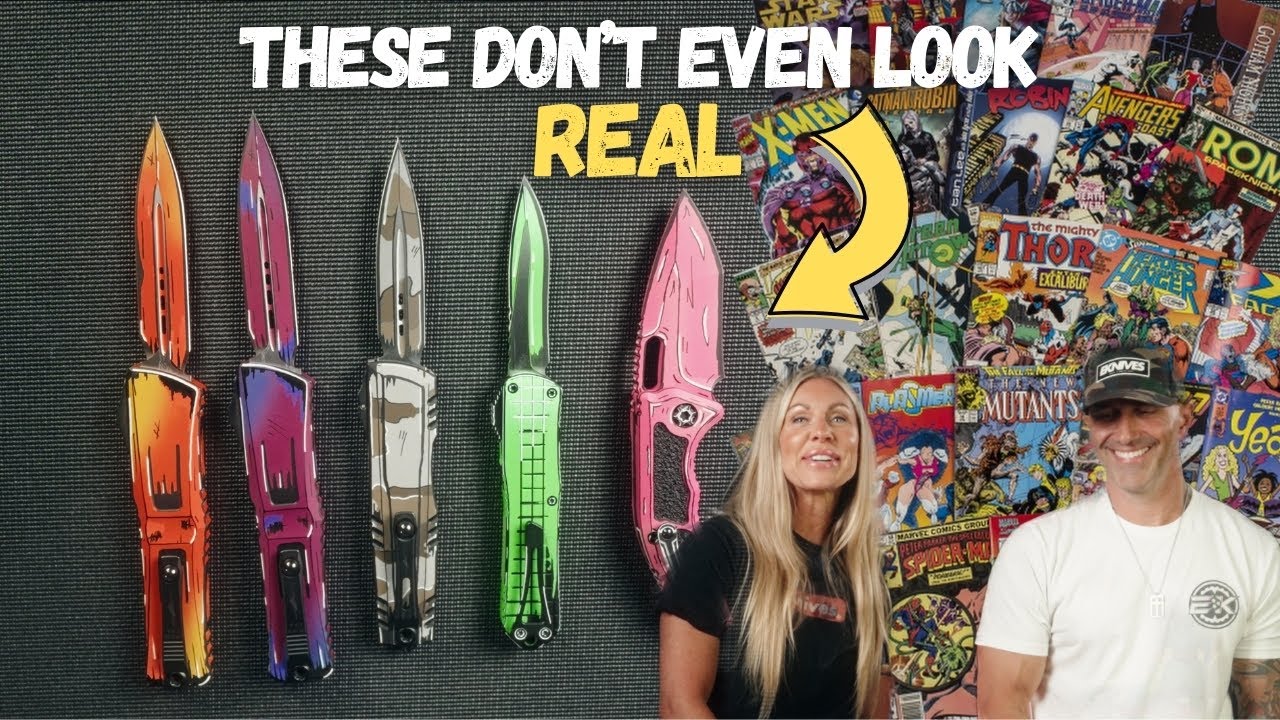 Why EVERYONE Wants Cell-Shaded Knives (Microtech x Heretic)