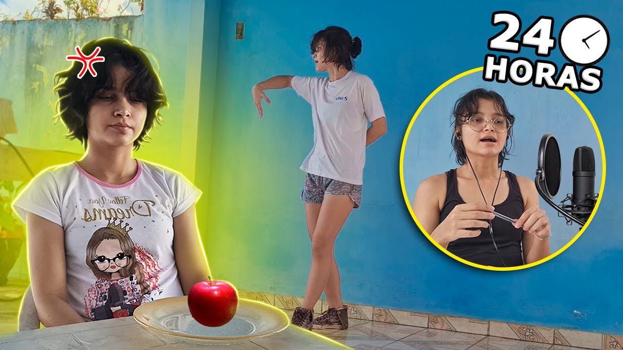 24 HORAS SEGUINDO A ROTINA DE UM K-IDOL + DIETA DA IU (PASSEI MUITO MAL) | Frost Dance Cover