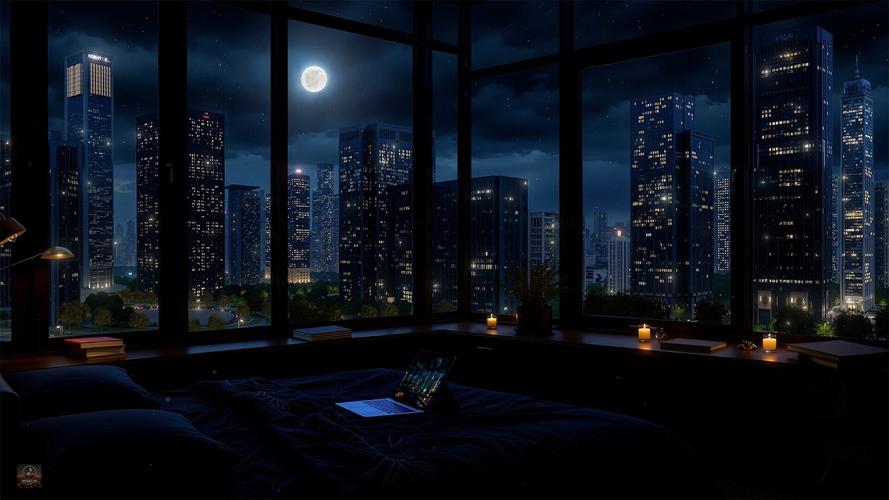 Cozy Bedroom with Soft Piano Jazz Music - Instrumental Jazz Music for Relax, Stress Relief, Sleep