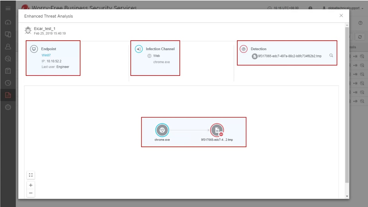 Configuring Worry-Free Services Enhanced Threat Analysis