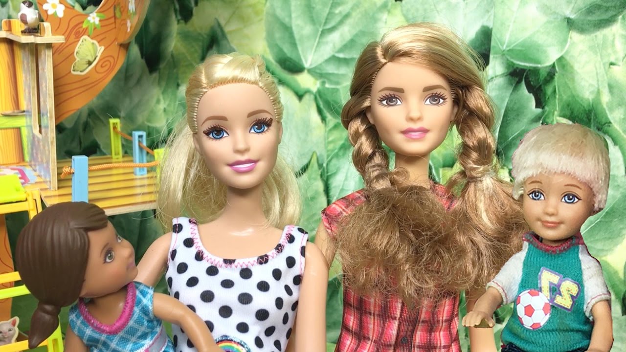 Barbie ve Ailesi Bölüm 101 - Parkta oynarken - Çizgi film tadında Barbie oyunları ve filmleri