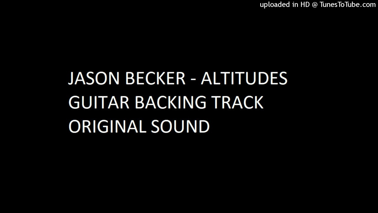 Jason Becker - Altitudes BACKING TRACK ORIGINAL