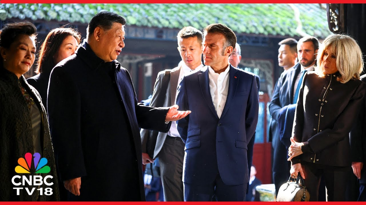 WATCH: Macron & Brigitte Along With Chinese President Xi Visit UNESCO World Heritage Site | N18G