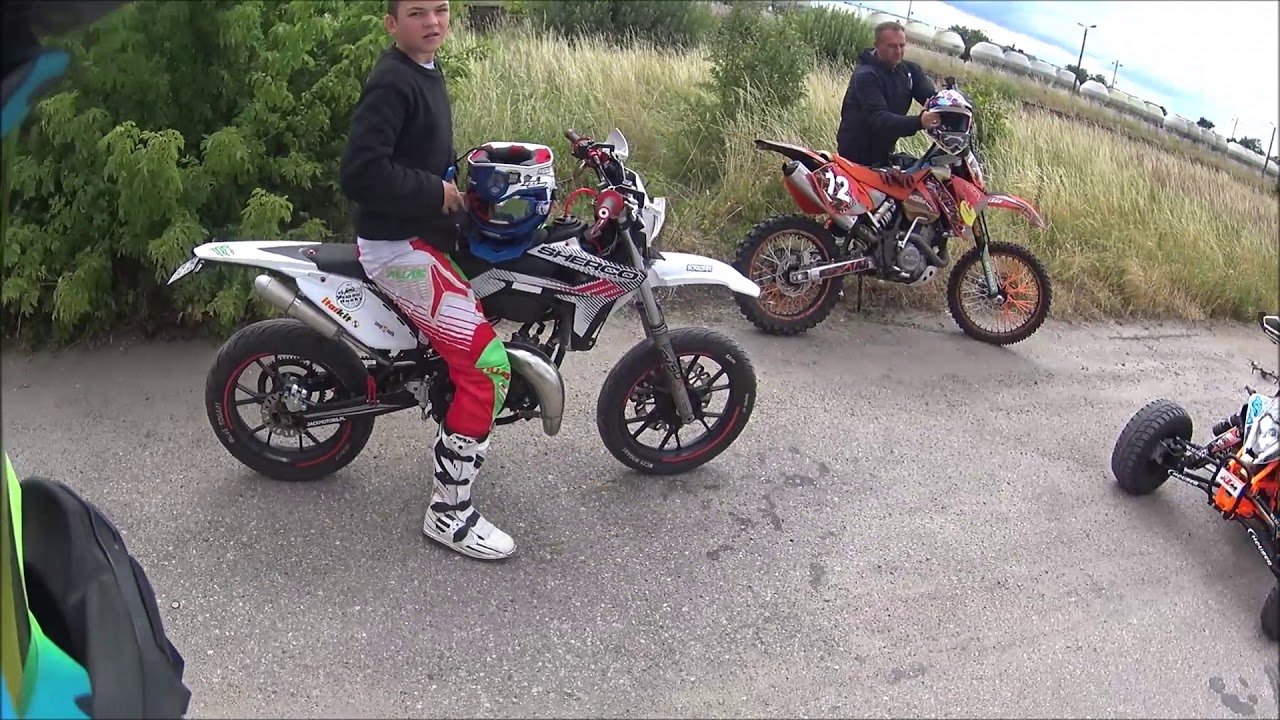 Born2ride Dąber SM Black OPSO, wizyta vlog #1 wolna guma na placu