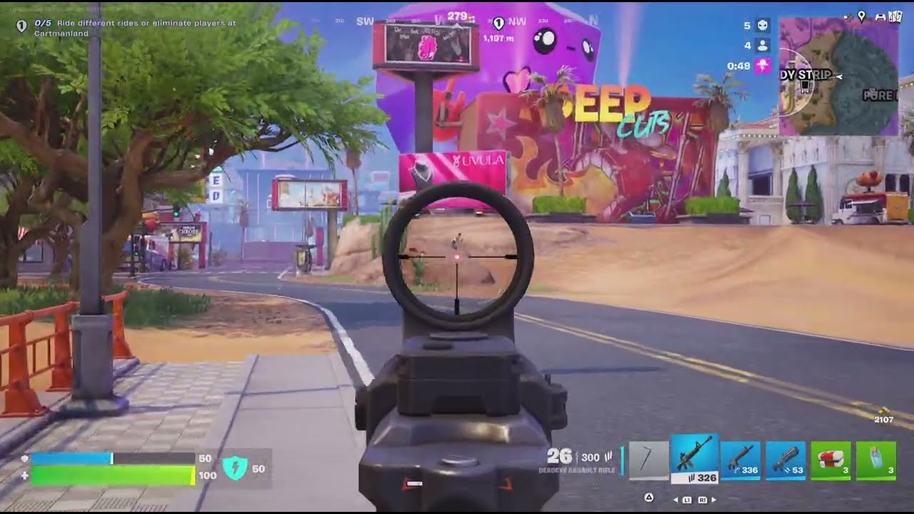 my first fortnite match ever