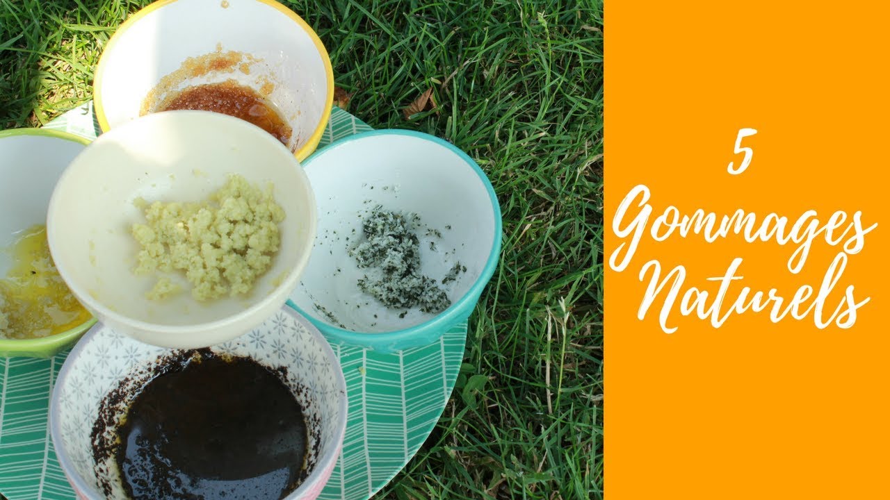 5 Gommages Corps, visage, pieds fait Maison et Naturel |DIY| Easnéla