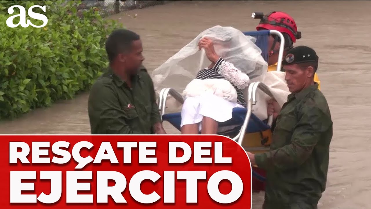 CUBA moviliza AL EJÉRCITO para rescatar personas afectadas por el HURACÁN MELISSA