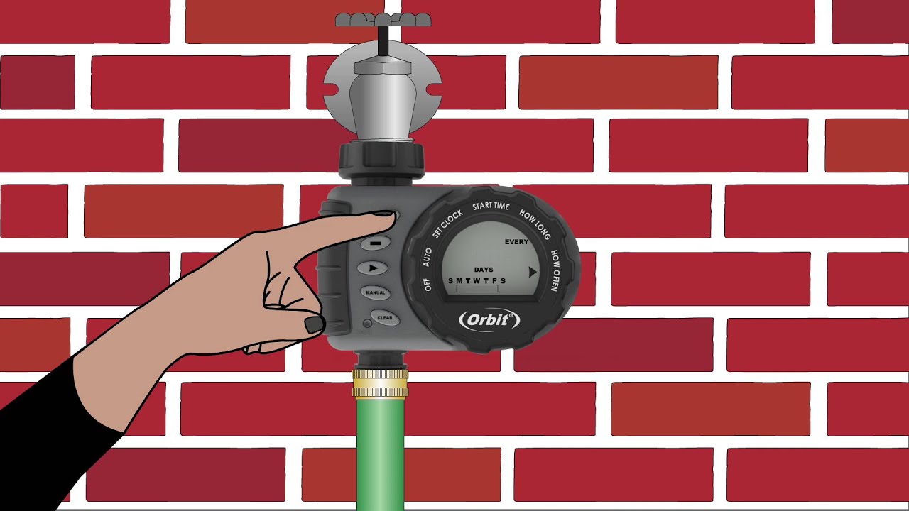 How To Program an Orbit One Outlet Hose Faucet Timer (96781)