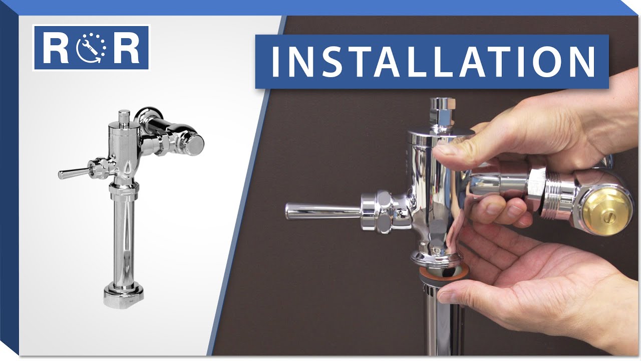 TOTO Manual Flushometer - Installation | Repair and Replace