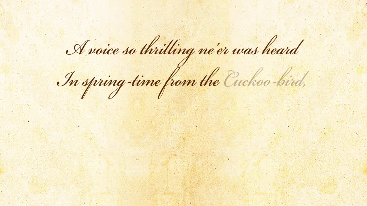 The Solitary Reaper by William Wordsworth - Poetry Reading