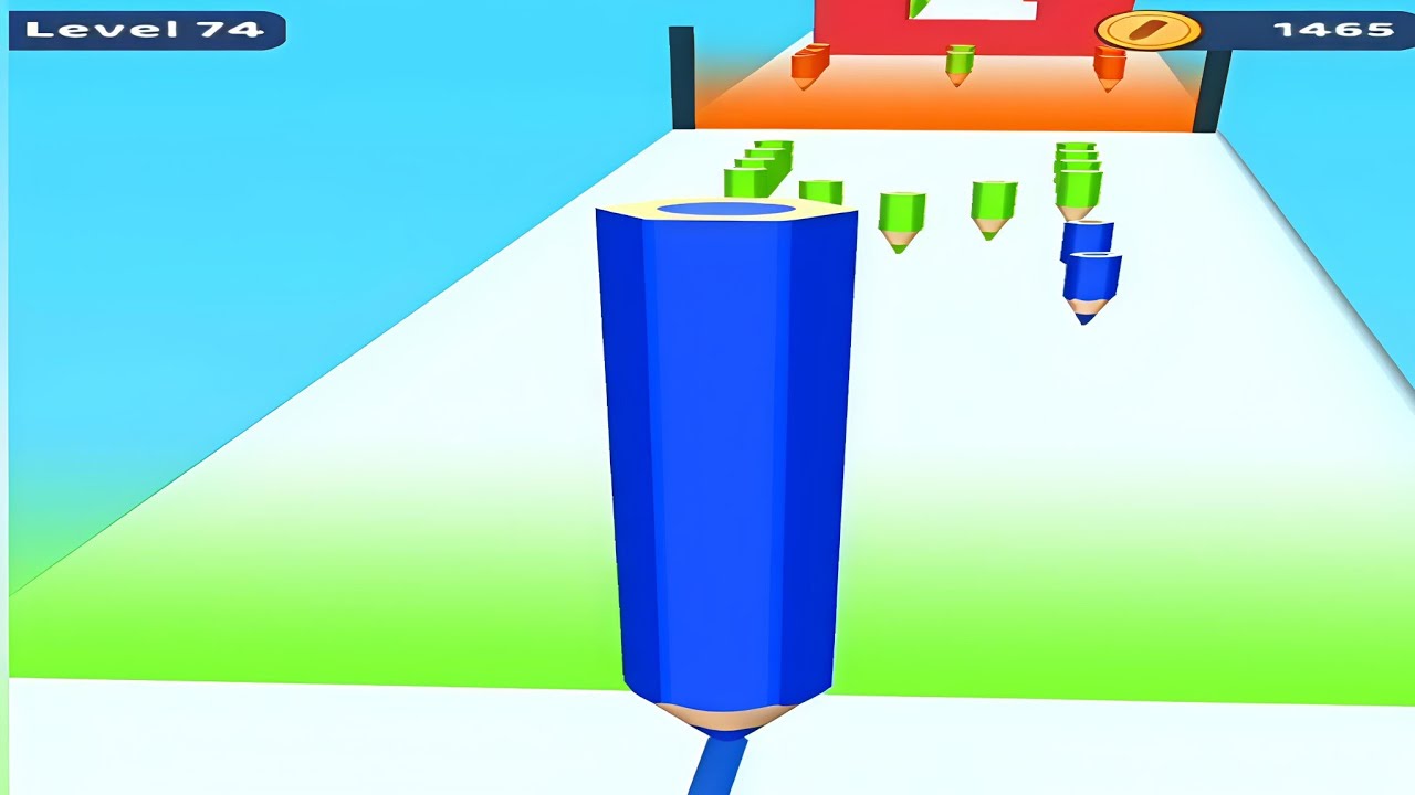 Color Pencil Run Watch This Pencil Change Colors… SO Smooth!