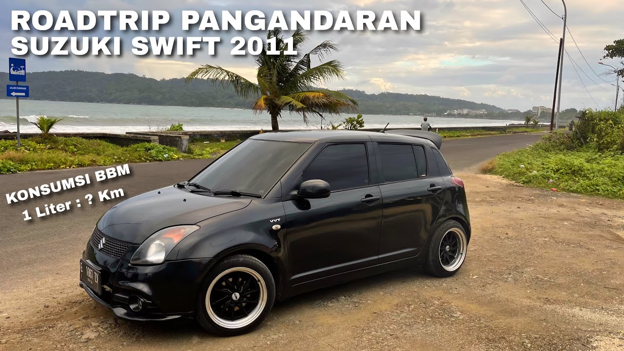 ROADTRIP BANDUNG - PANTAI PANGANDARAN NAIK SUZUKI SWIFT | MOBIL KECIL YANG SERU DAN IRIT BBM 👍👍