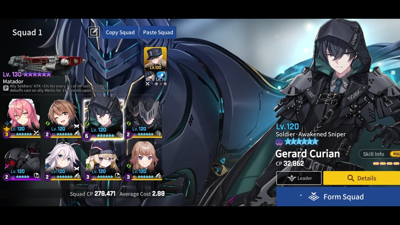 CounterSide Dive 80 Boss(Soldiers Only Squad)/カウンターサイド ダイブ80 Boss（ソルジャーonly編成）