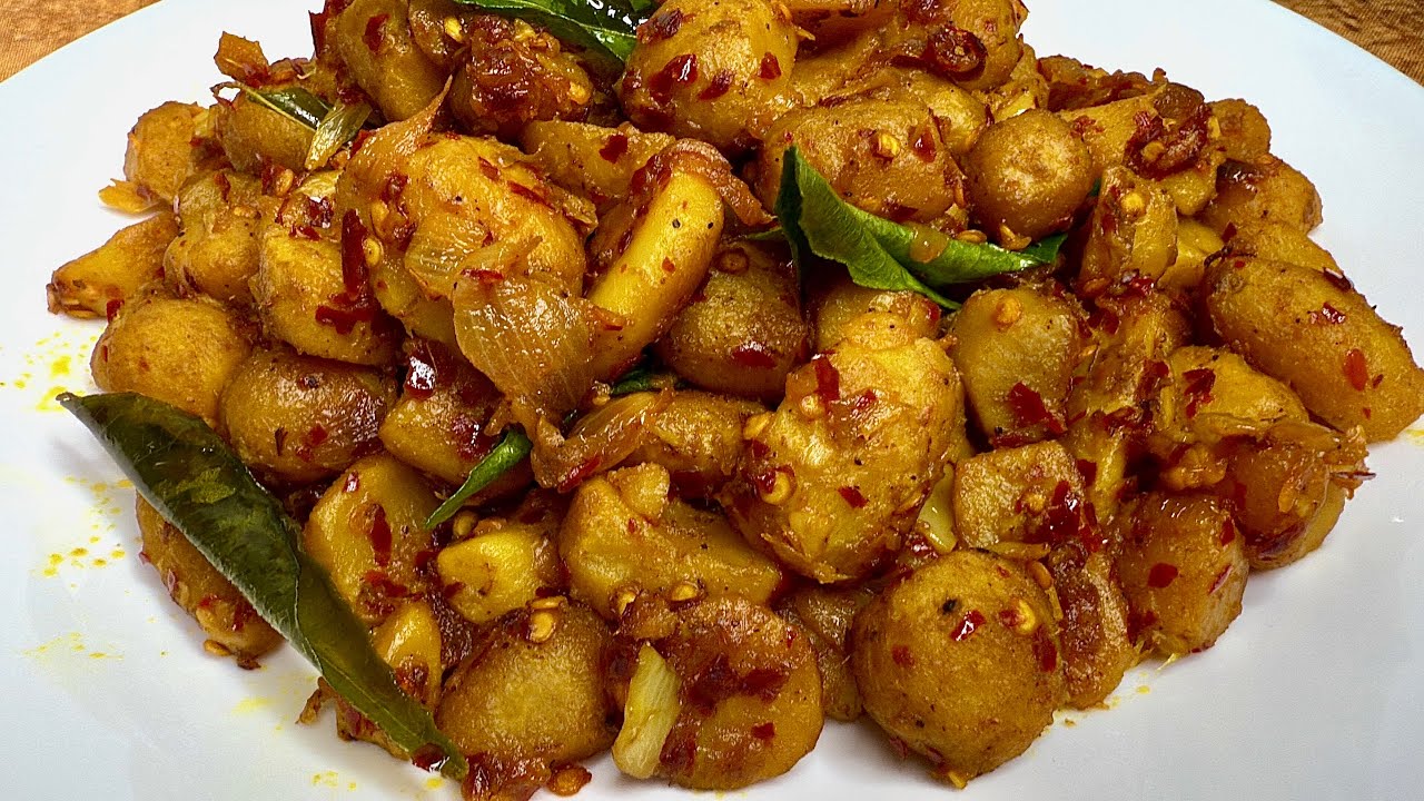 കൂർക്ക ഉപ്പേരി || Koorkka Upperi Recipe || കൂർക്ക മെഴുക്കുപുരട്ടി || Chinese Potato Stir fry |Ep:223