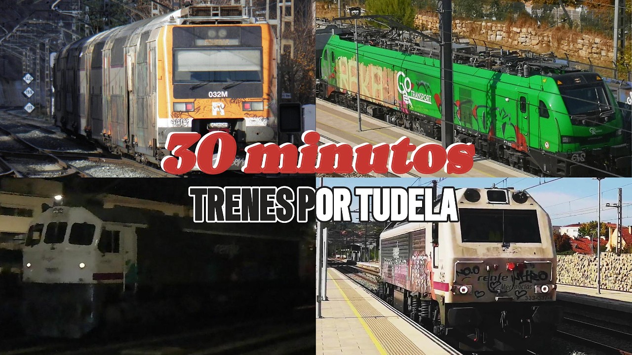 Un día en 30 minutos de solo trenes especiales por Tudela de Navarra