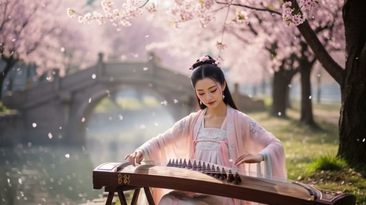 Blossom Mist Serenity 🌸 Relaxing Traditional Chinese Music | Guzheng & Bamboo Flute Meditation
