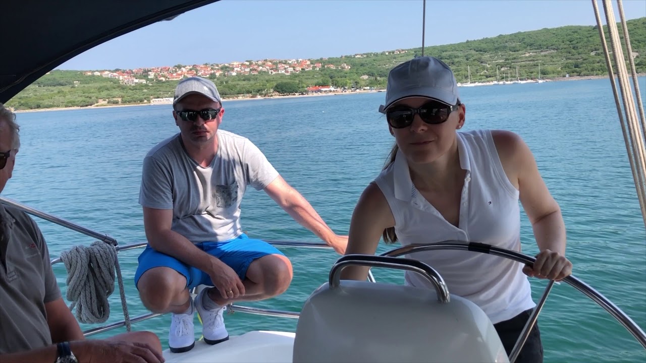 Skippertraining mit Blue-2 in Punat