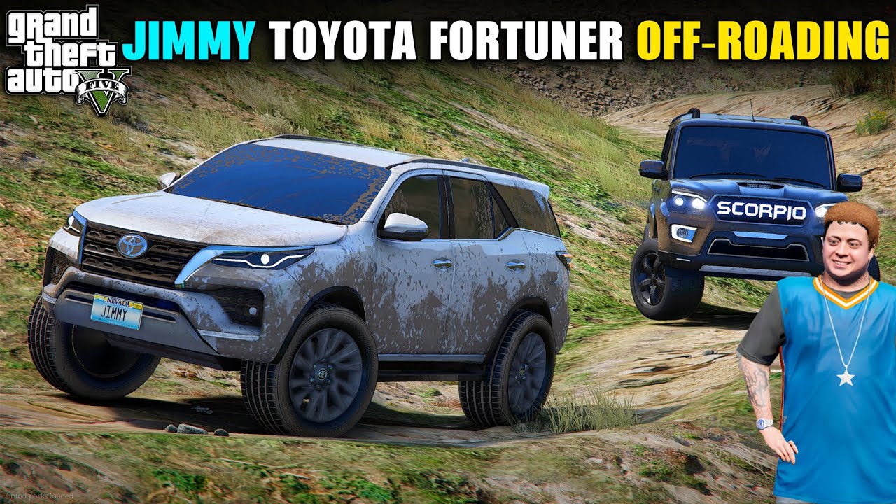 JIMMY TOYOTA FORTUNER OFF-ROADING | GTA V GAMEPLAY | GTA 5