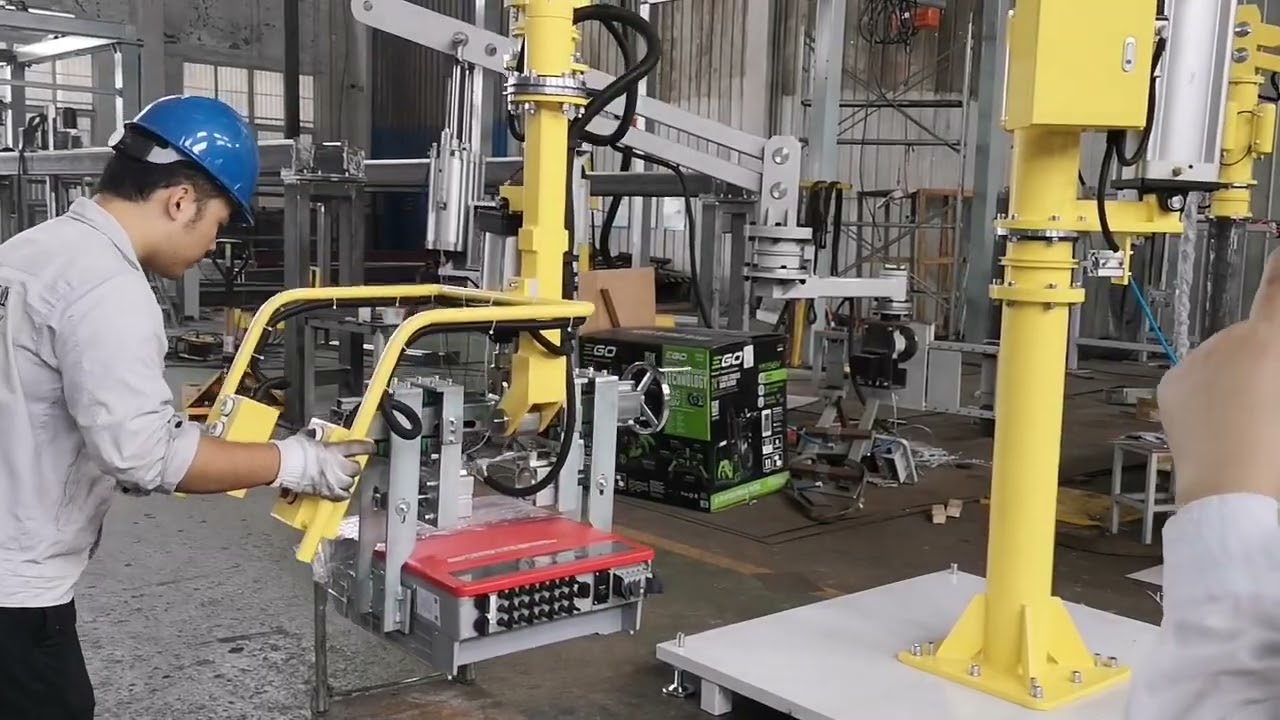 Heavy industrial parts handling manipulator