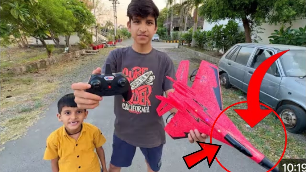 New aeroplane but it has been crashed 