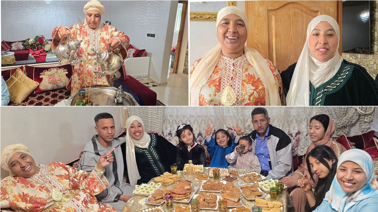 عيدكم مبارك سعيد😍اجواء العيد مع مي نعيمة ووليداتها😂الموت ديال الضحك 