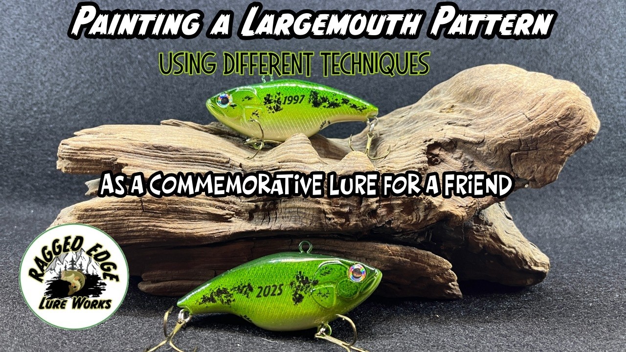 Painting a Largemouth Pattern using Different Techniques