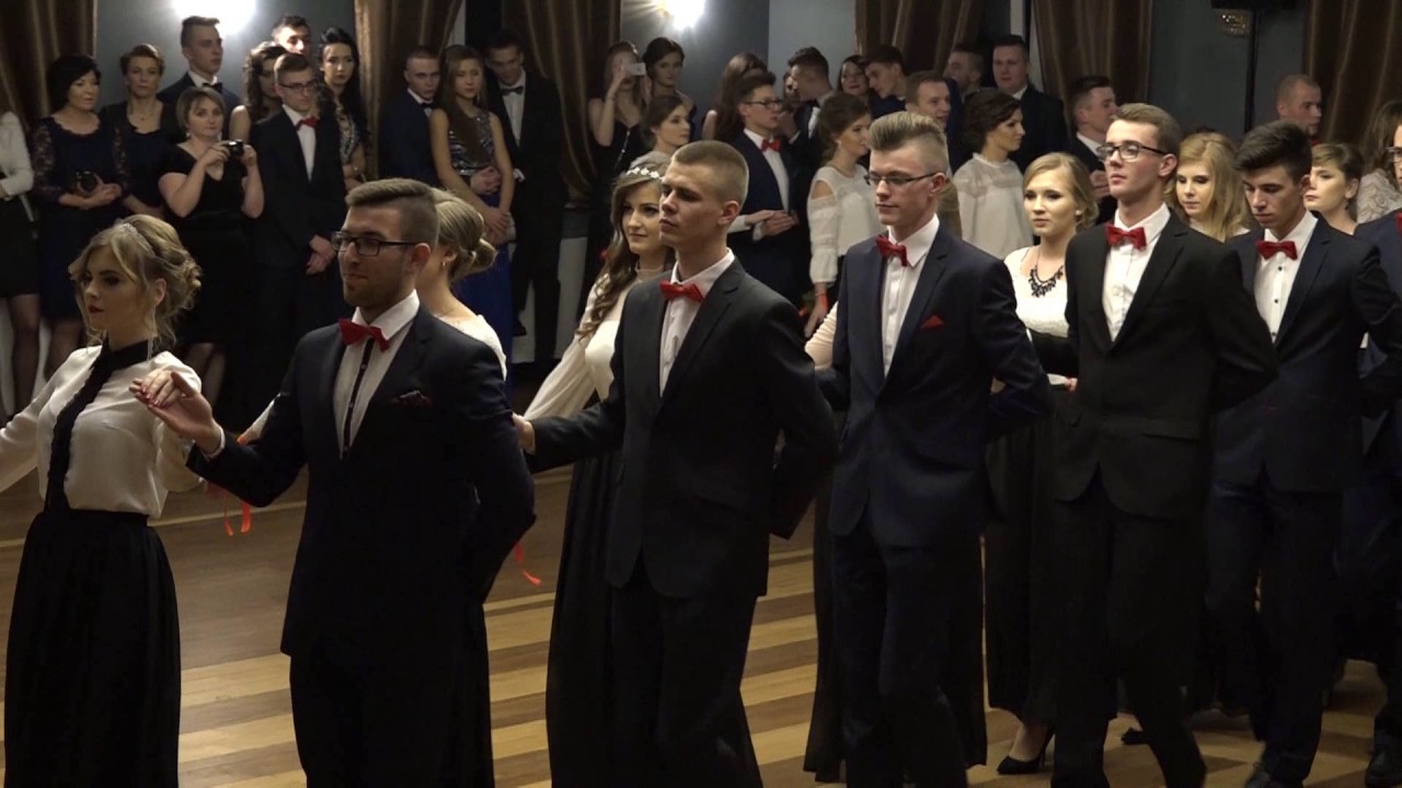 Studniówka 2017 - Zespół Szkół im.Jadwigi Grodzkiej w Łęczycy - Polonez 2017