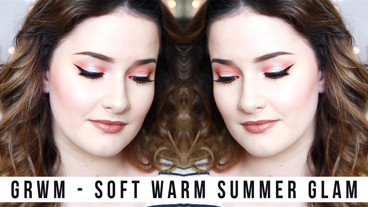 Soft Summer Glam GRWM // Pale Skin Tutorial  // shadesofpale
