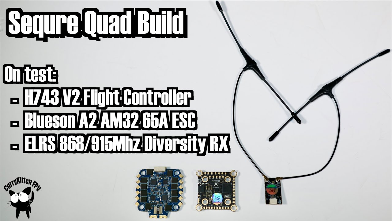 Testing out a Sequre FC/ESC/RX on a 7" quad.  Build and test flights