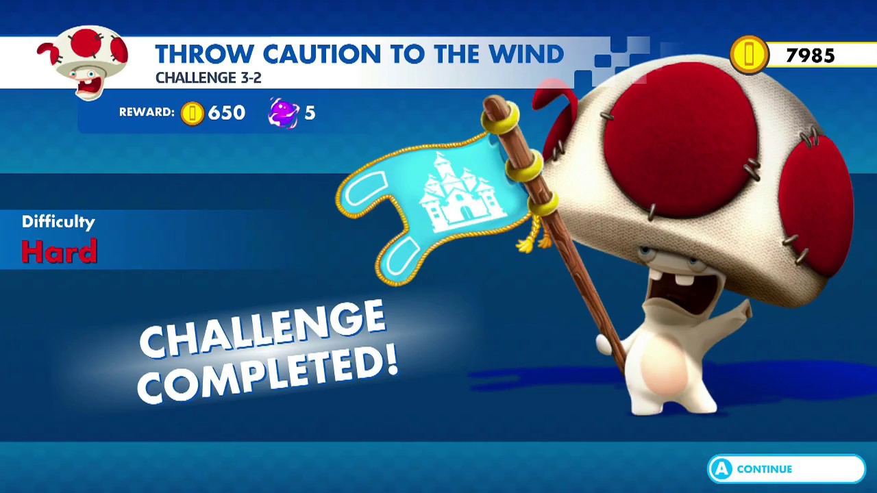 Mario + Rabbids Kingdom Battle | Challenge 3-2 Throw Caution to the Wind