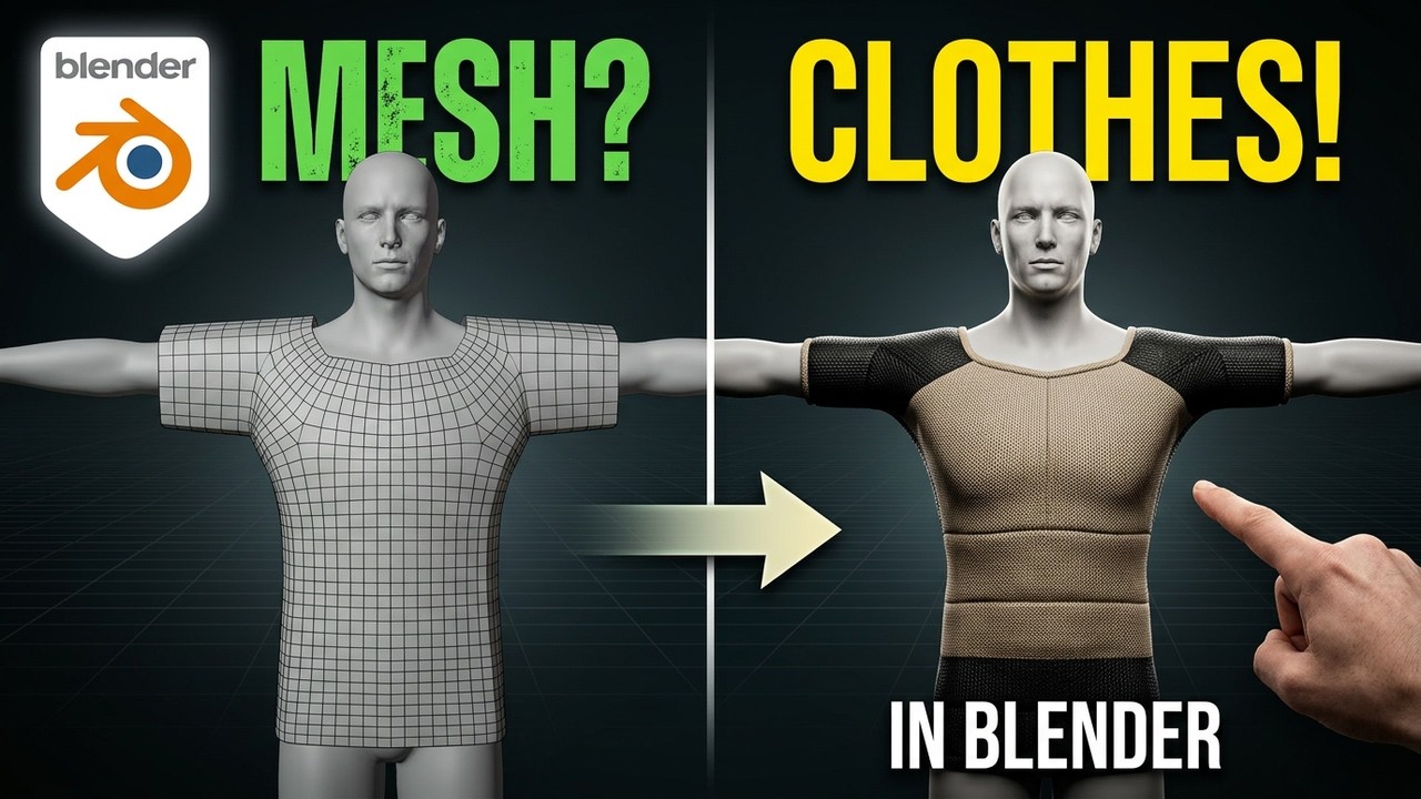 Как создавать одежду в Blender