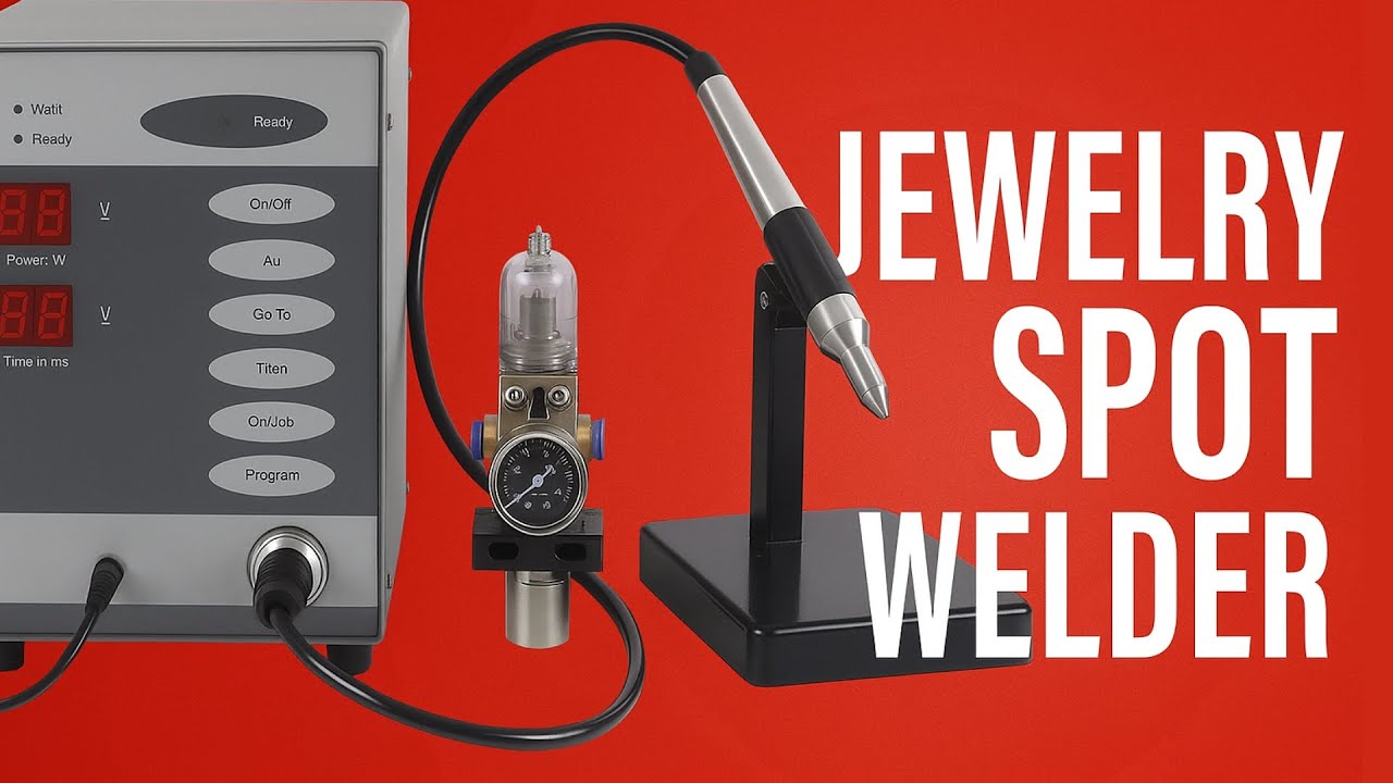 Jewelry Spot Welder | Pulse Spot Jewelry Welding Machine for Gold, Silver, Aluminum & Titanium