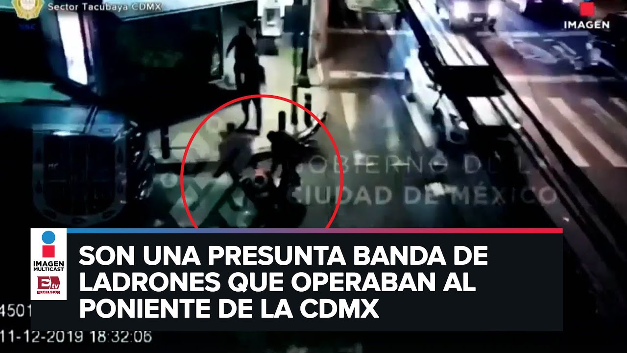 Capturan a presunta banda de ladrones en Tacubaya I El que la Hace la Paga