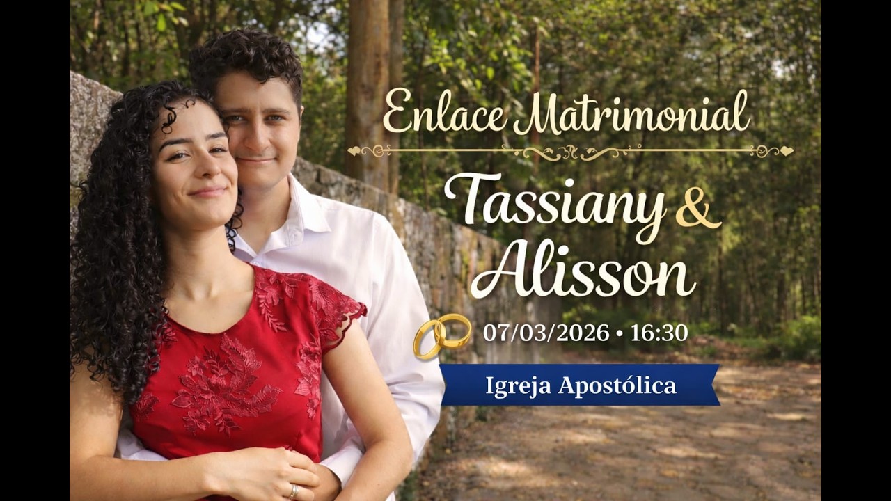 Enlace Matrimonial  Tassiany  &  Alisson - 07/03/2026 - Caçapava - SP