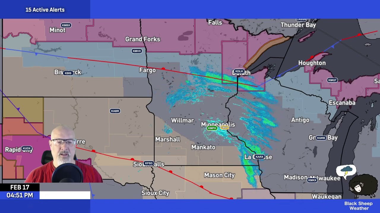 Rain in the Twin Cities, a messy wet snow in St. Cloud and a major blizzard on the north shore.