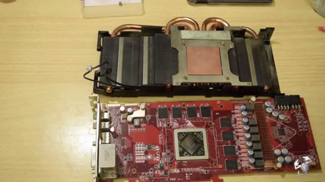 Замена термопасты AMD HD6970 HD6950