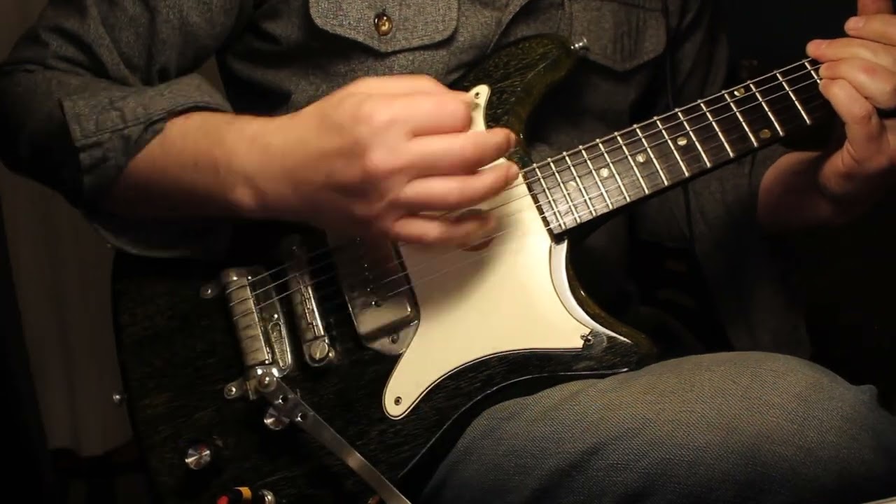 1964 Epiphone Coronet, Silver Fox Finish w/Maestro Tremotone
