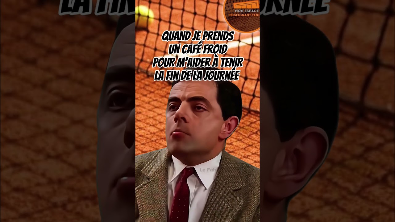 😅 Peut-&ecirc;tre pas la meilleur id&eacute;e ce #caf&eacute; ... #tennis #tenniscoach
