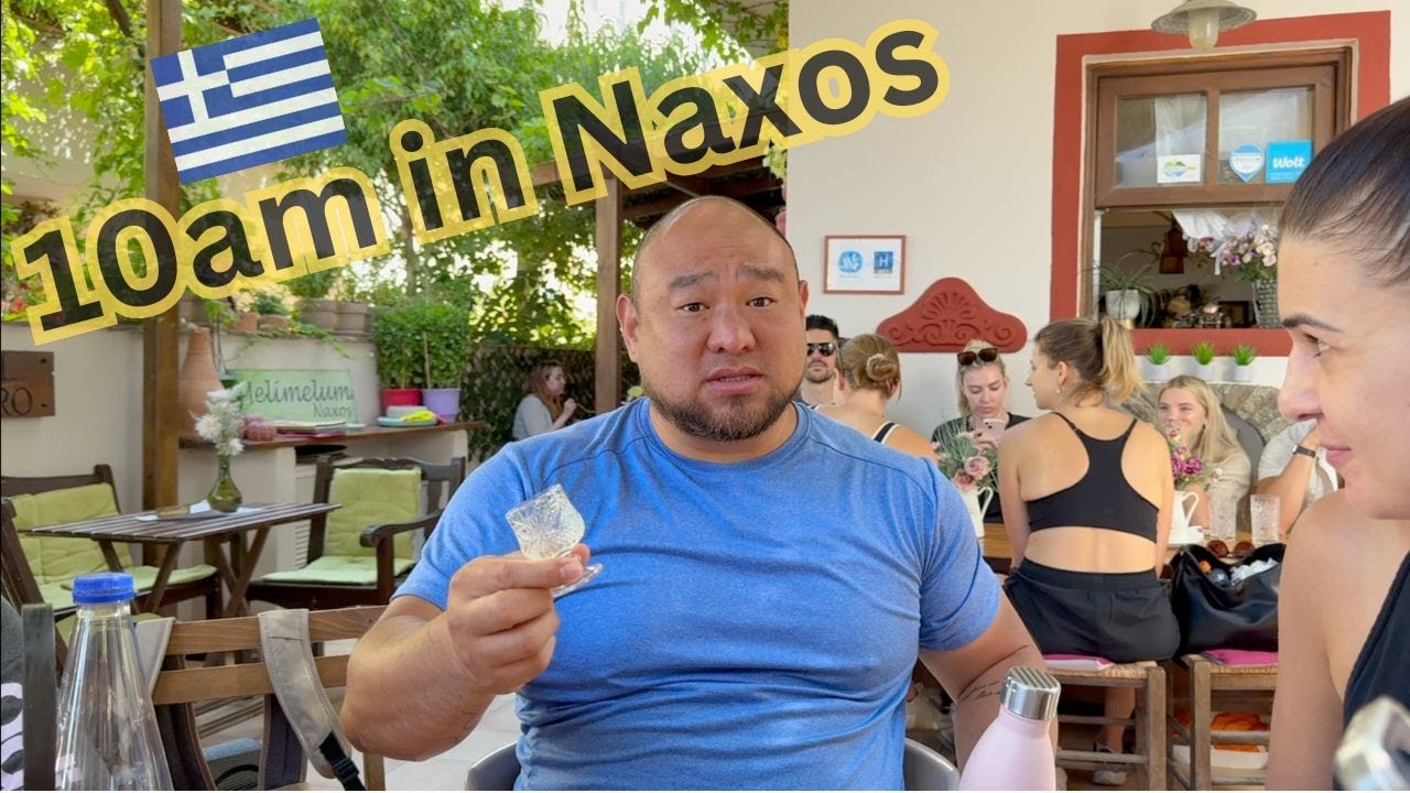 Greek Island Mornings Hit Different – Welcome to Breakfast Shots in Naxos, Greece.