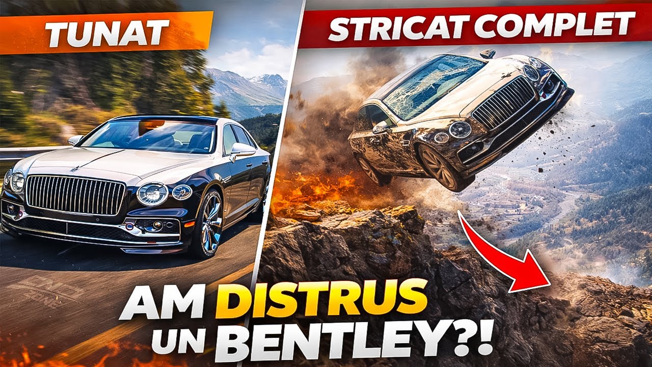 Forza Horizon 5 - Am sărit cu un Bentley de pe munte… și s-a terminat prost!!