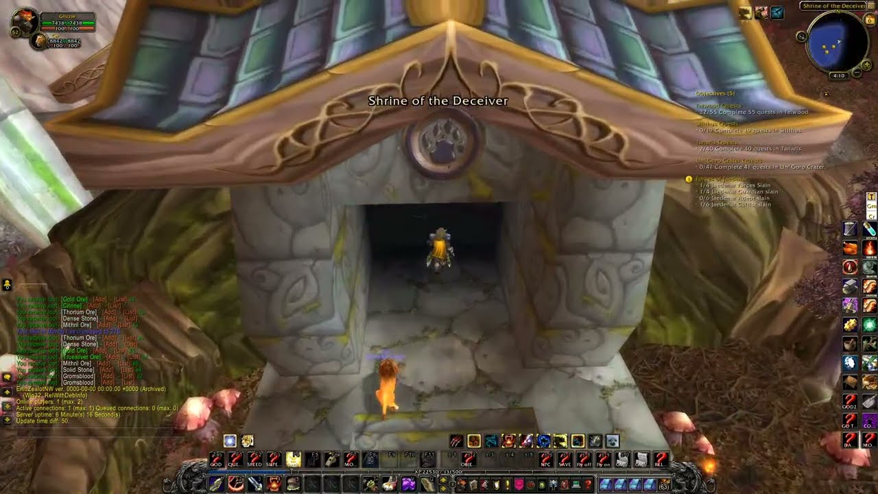 WOW Cata Quest 'Forces of Jaedenar - 28121' Horde on a PS