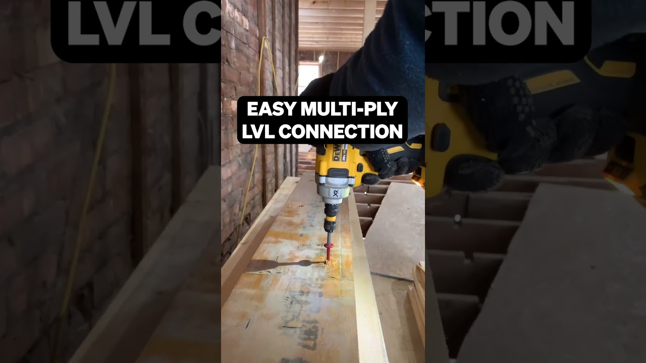 FlatLOK is the easiest way to connect multi-ply LVL beams!