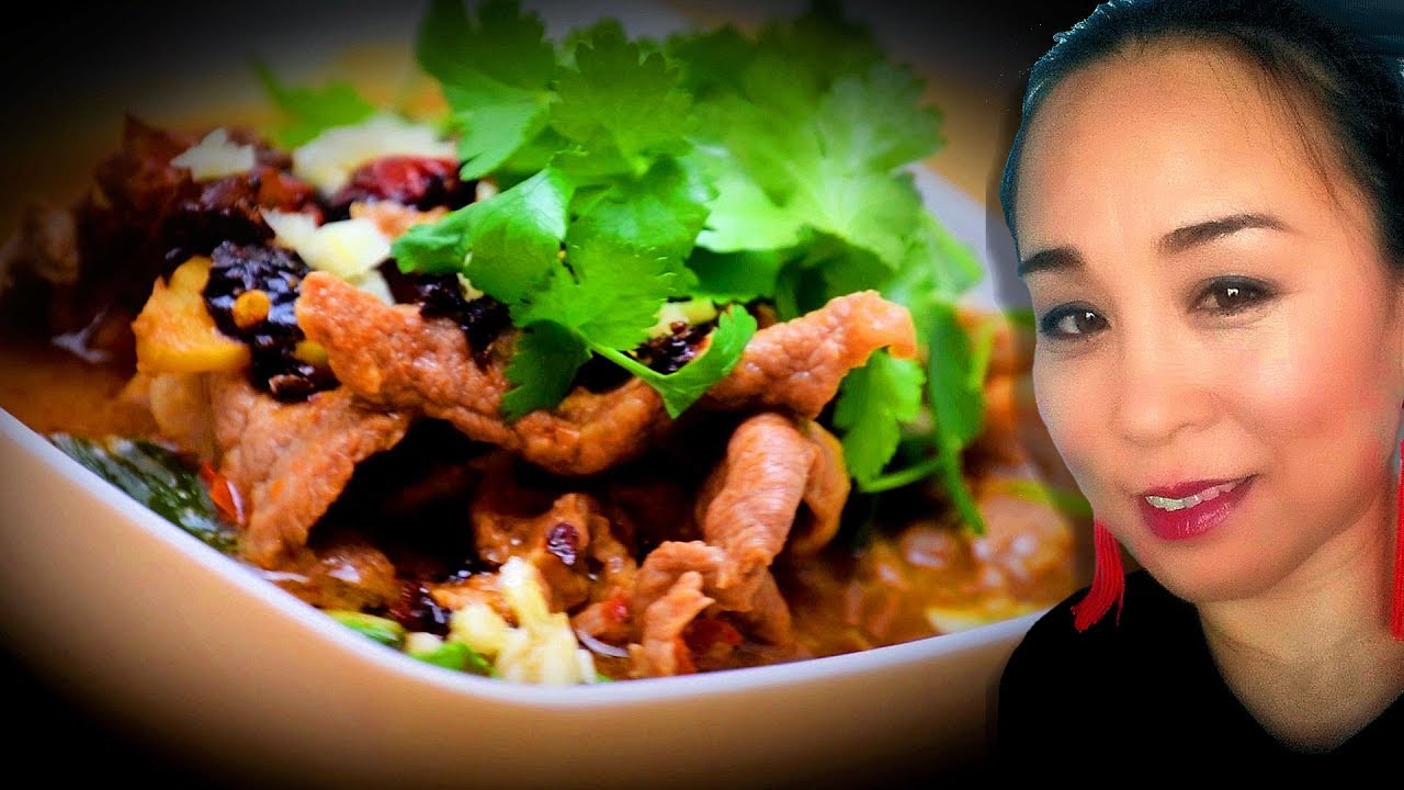 Sichuan Spicy Chilli Beef Hot Pot Chinese Style
