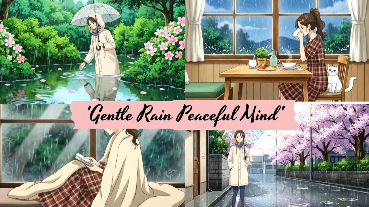 A Calm Rainy Morning in the Countryside | Ghibli Lifestyle #ghiblistudio #ghibli #animation #anime 