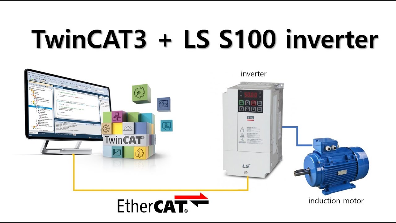 TwinCAT3 + LSelectric S100 inverter EtherCAT 구동
