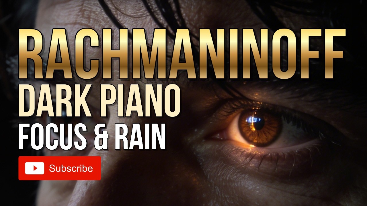Dark Rachmaninoff in the Rain ☔ Dark Classical Piano for Deep Focus & Night Study