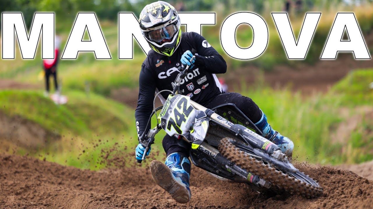 1-1 a Mantova! Si inizia a prendere feeling con la Triumph TF 450 RC - Mattia Carpi VLOG
